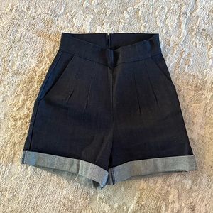 Blue denim vixen shorts xs